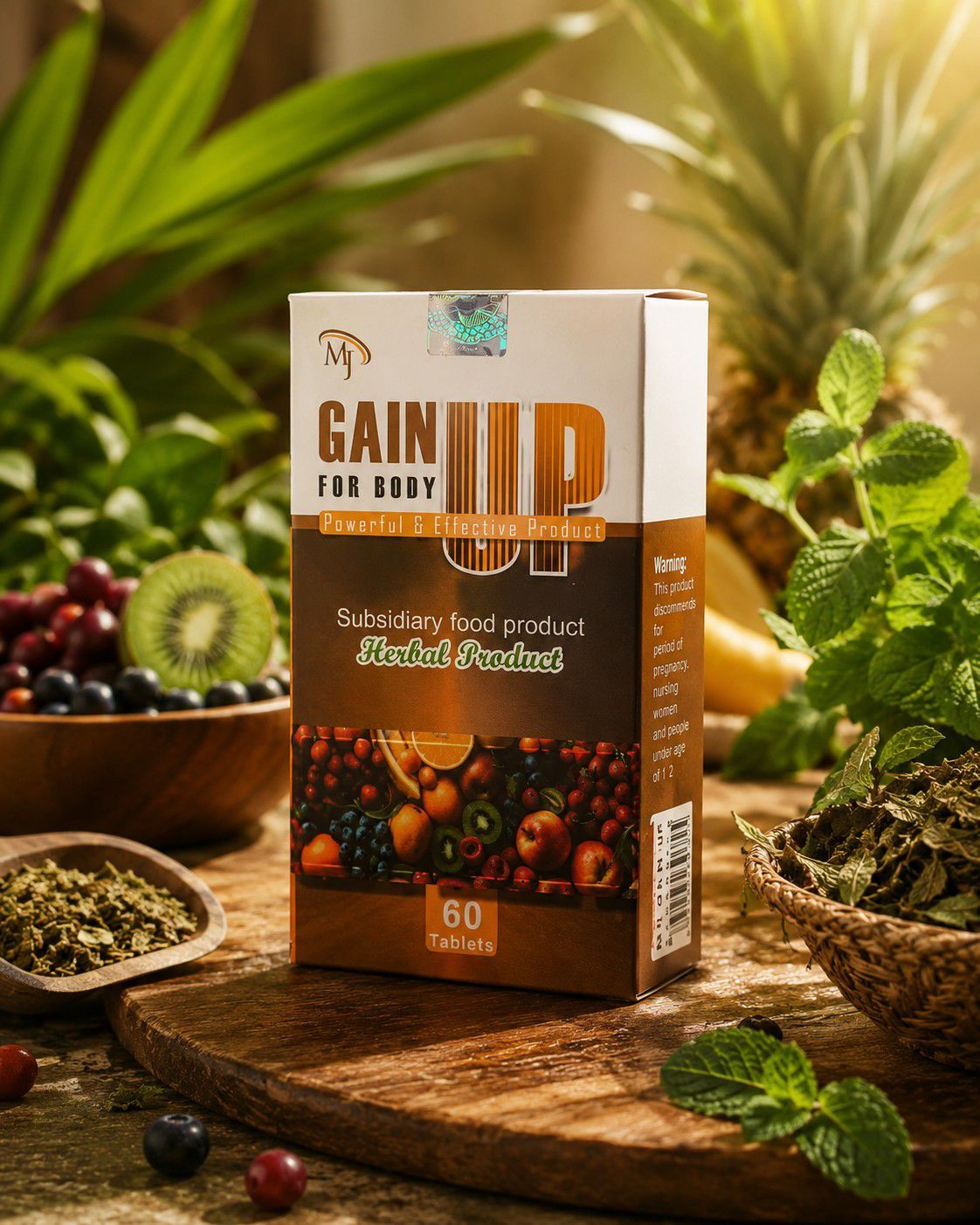 گین اپ جعبه ای چاقی بدن ام‌جی